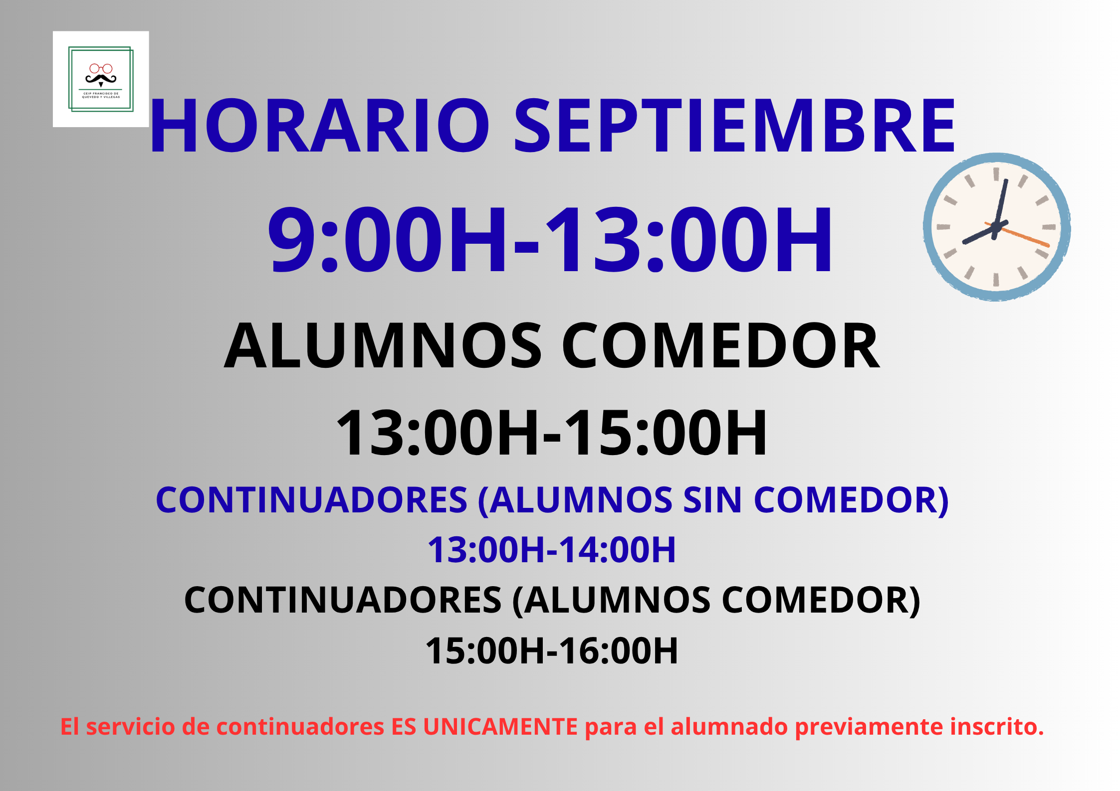Información del centro