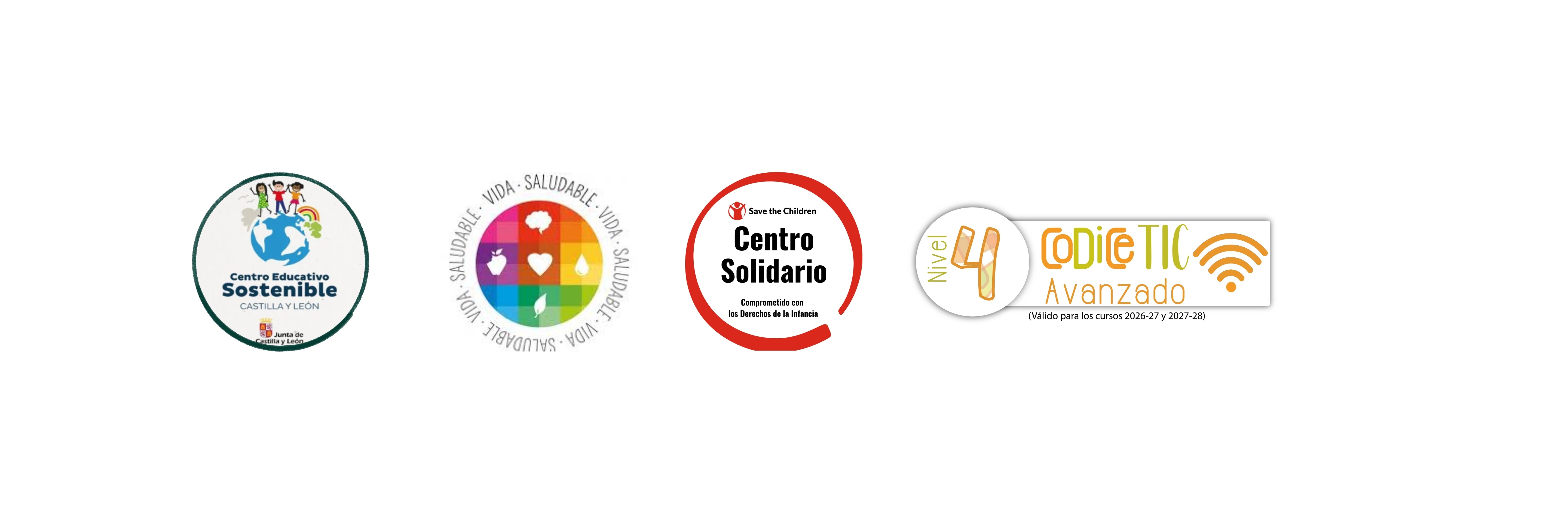 Logos del centro y proyectos educativos